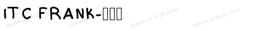 ITC FRANK字体转换